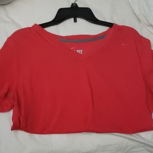Hot pink Nike t-shirt